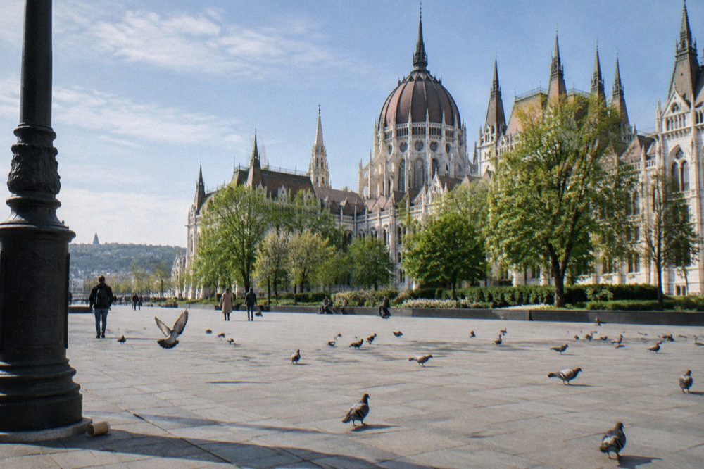 Kossuth Square in front of the Hungarian Parliament